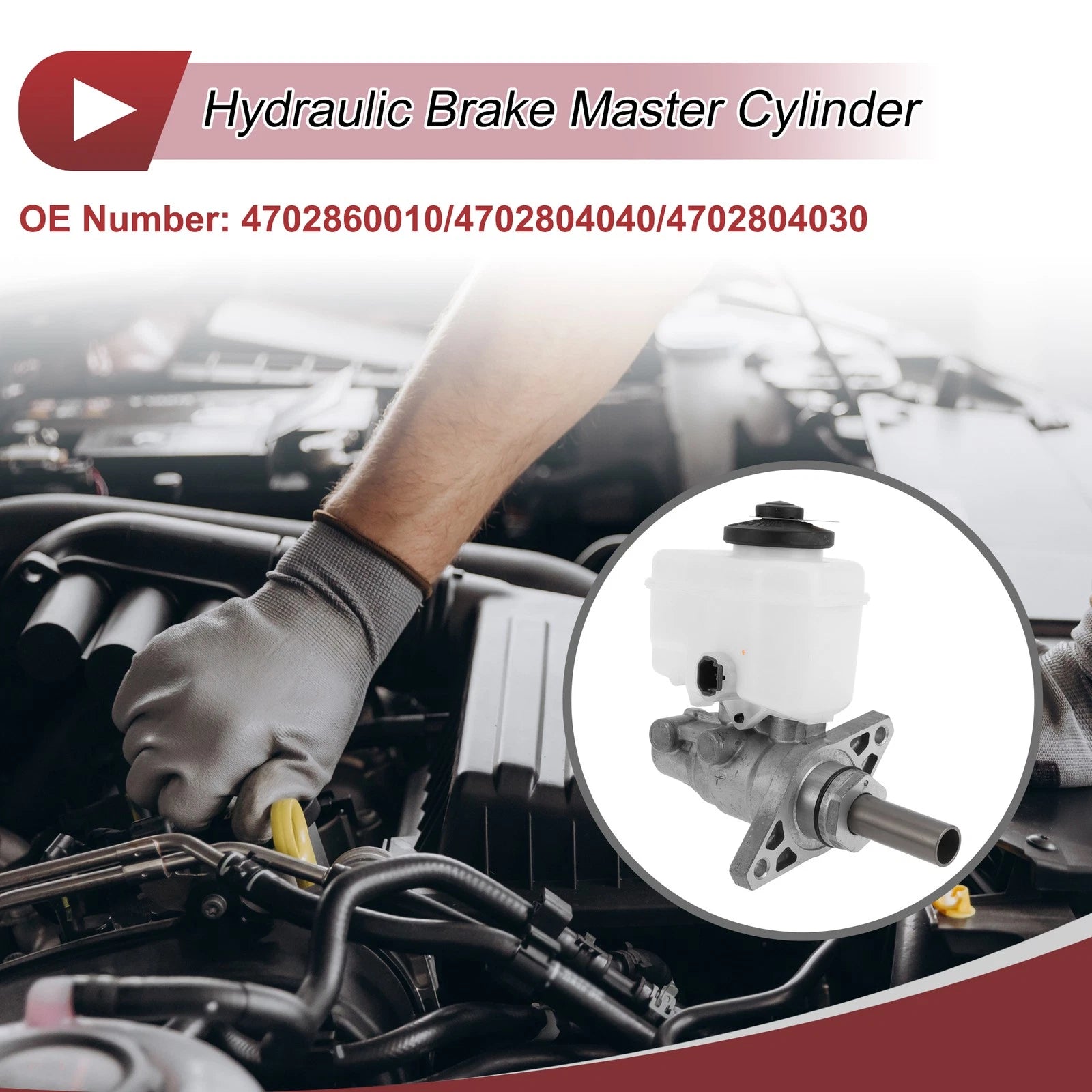 Brake Master Cylinder with Reservoir Replacement for Toyota 4Runner (2002–2009)