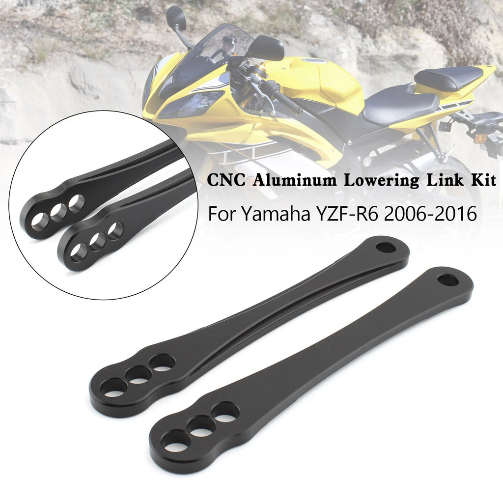 CNC Aluminum Lowering Link Kit for Yamaha YZF-R6 (2006–2016) T9