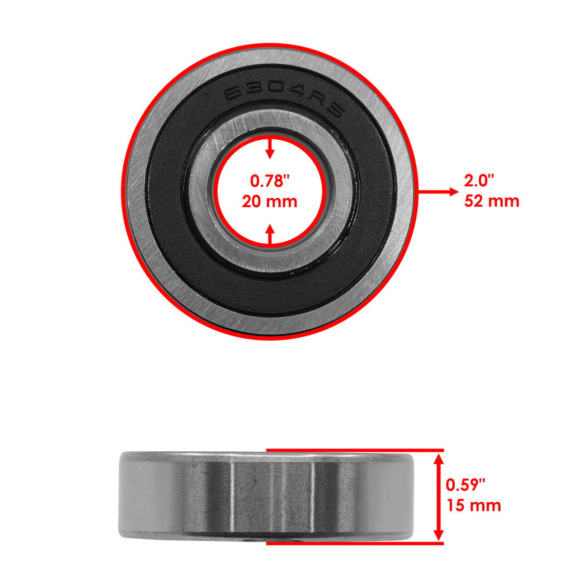 Ball Bearing Replacement Dual Sealed 2RS for Ford Ranger (1990–2011)