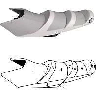 Custom Seat Cover for Yamaha FX Cruiser HO SHO SVHO (2014–2017) BLACKTIP 108BT436