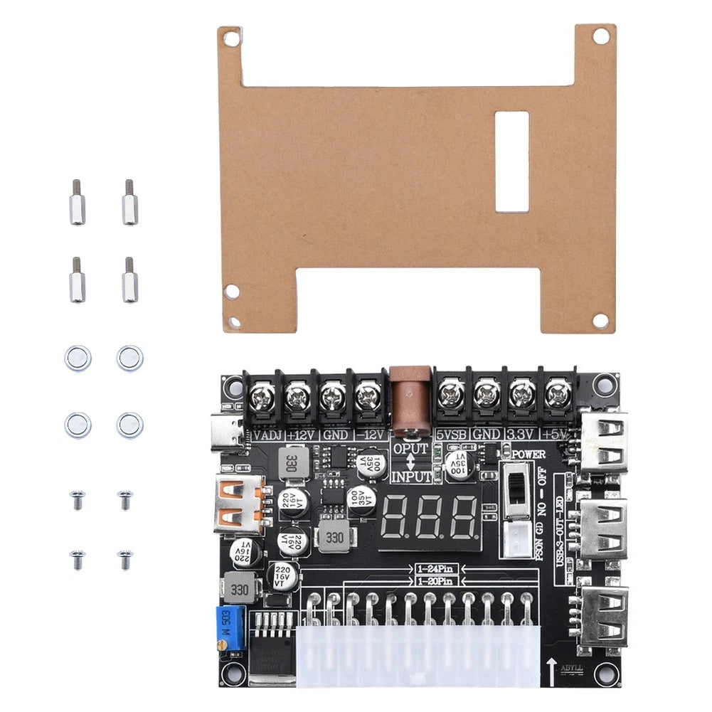 20 24Pin ATX Adapter Board with 5VSB Output for Compatibility