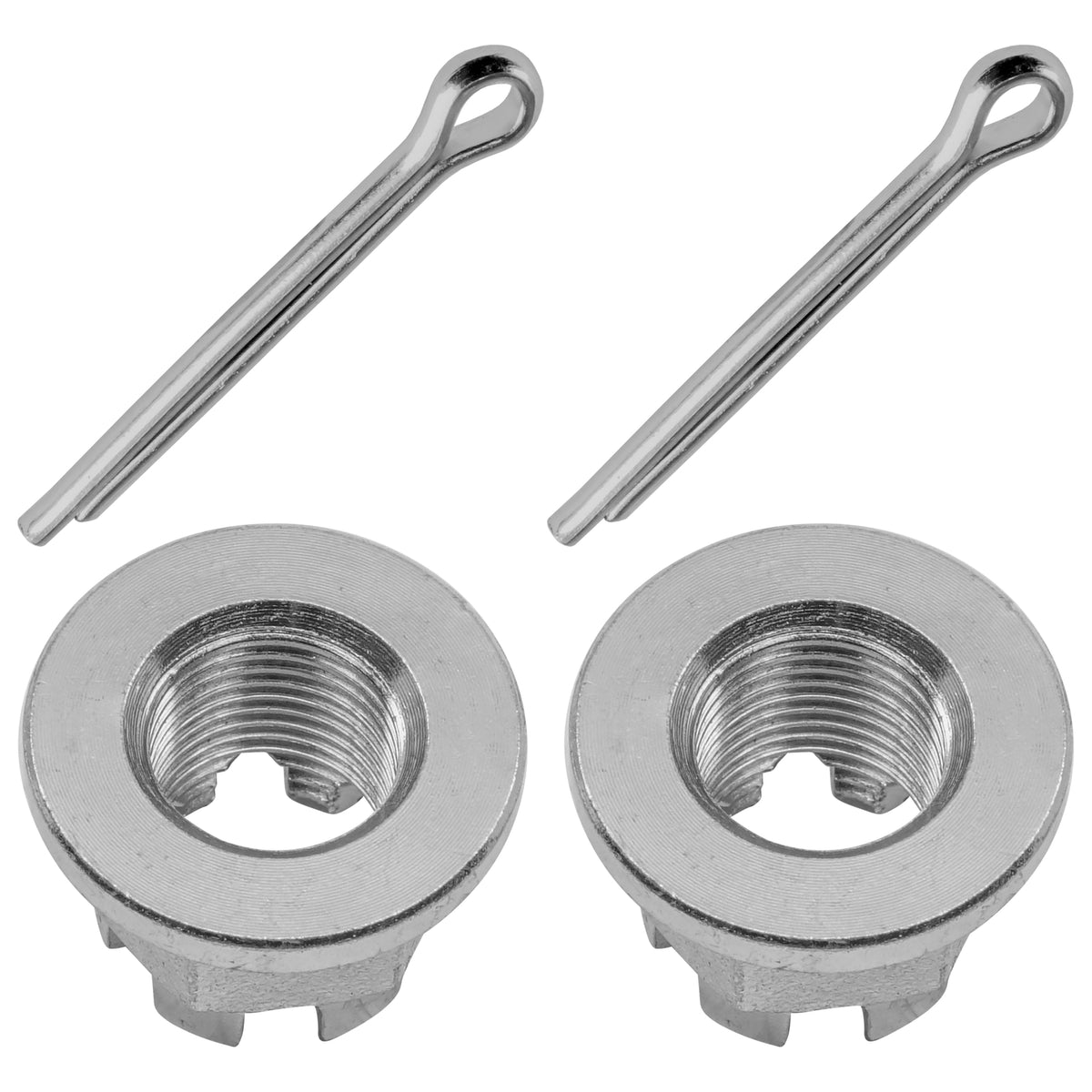 Front Axle Nut with Cotter Pin for Honda Rancher 350 TRX350TE TM (2000–2006)