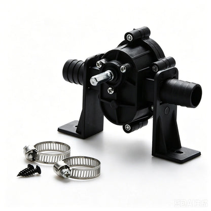 Hand Drill Pump for Aquarium Water Use (Self-Priming, Portable)