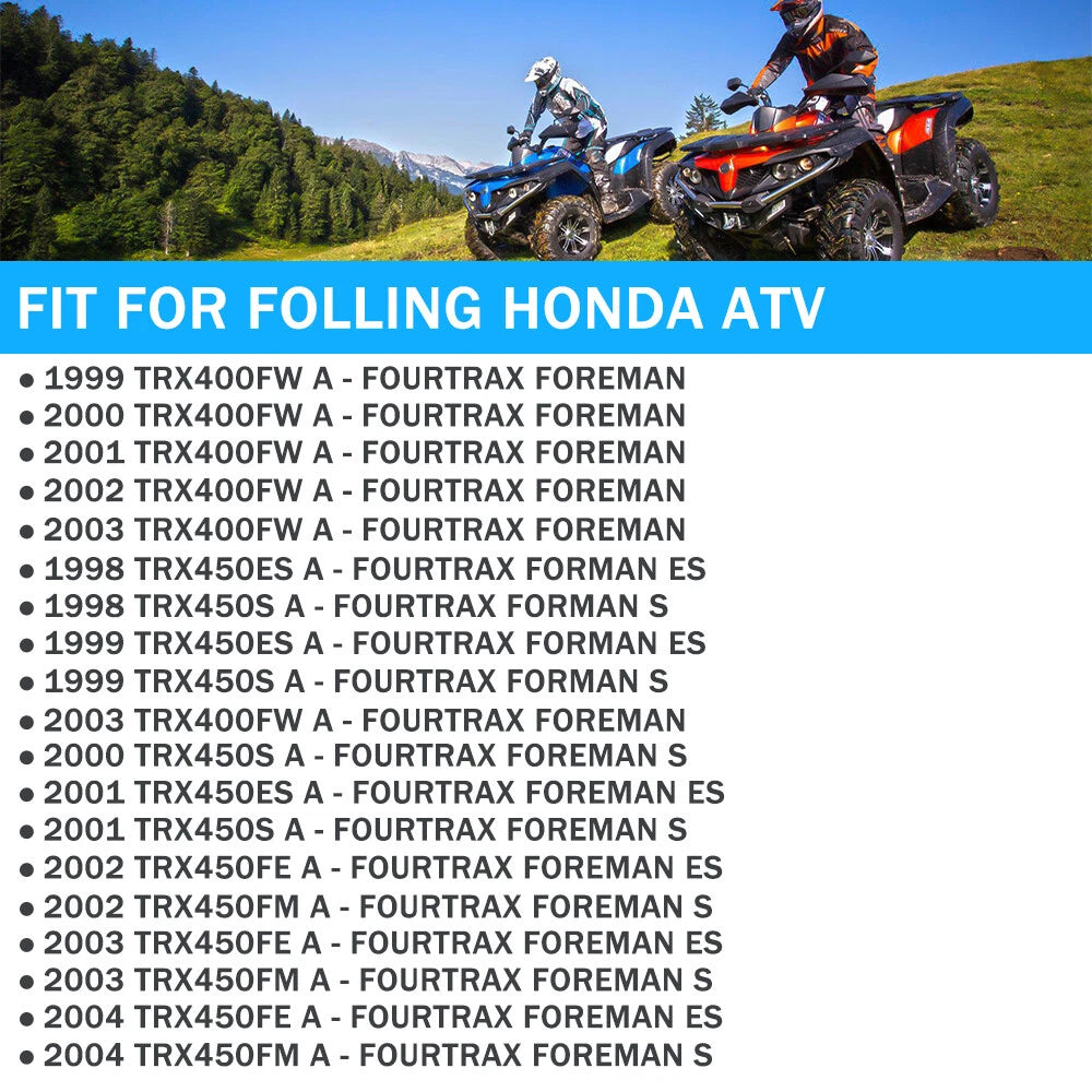 Front Brake Wheel Cylinders & Shoes Pin Kit for Honda Foreman 400 TRX400FW (1999–2003)