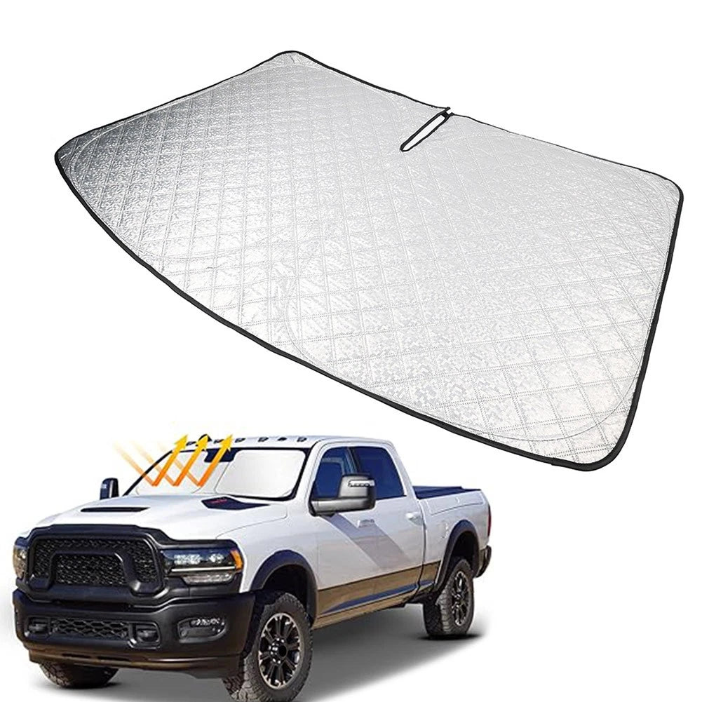 Foldable Windshield Sun Shade for Dodge RAM 2500 3500 (2010–2025)