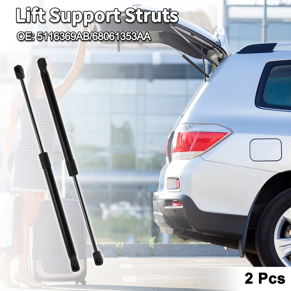 Rear Hatch Lift Supports Struts for Jeep Patriot (2007–2016)