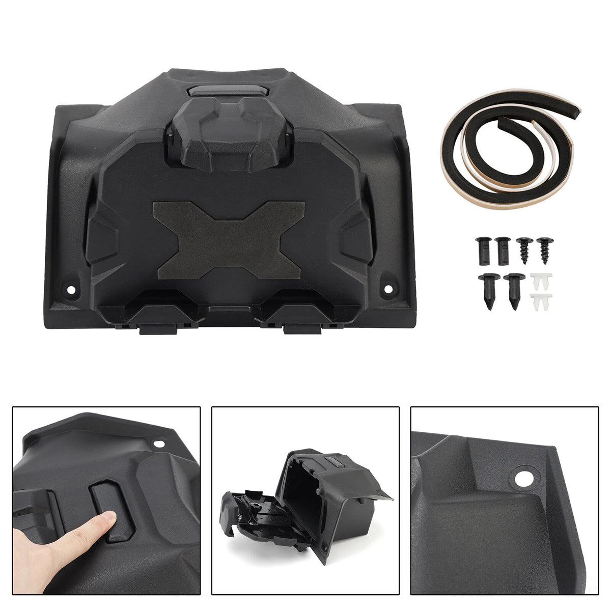 Storage Box & Tablet Mount for Polaris RZR XP 1000 Turbo (2019–2023)