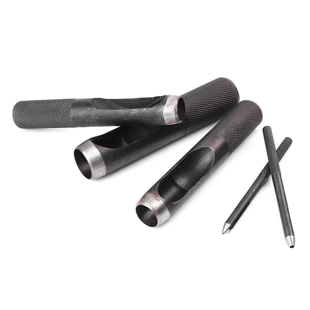 Round Steel Leather Craft Hole Punch Tool for Belt