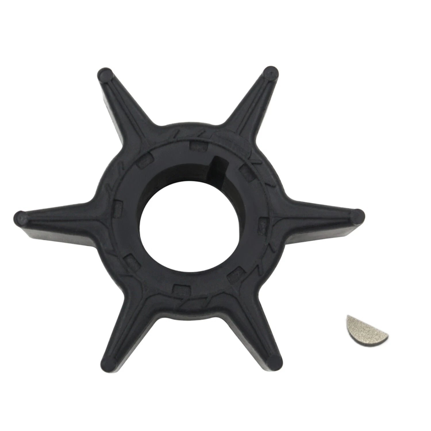 Water Pump Impeller & Key for Yamaha 25 30 40 HP 4-Stroke (1996–2023)