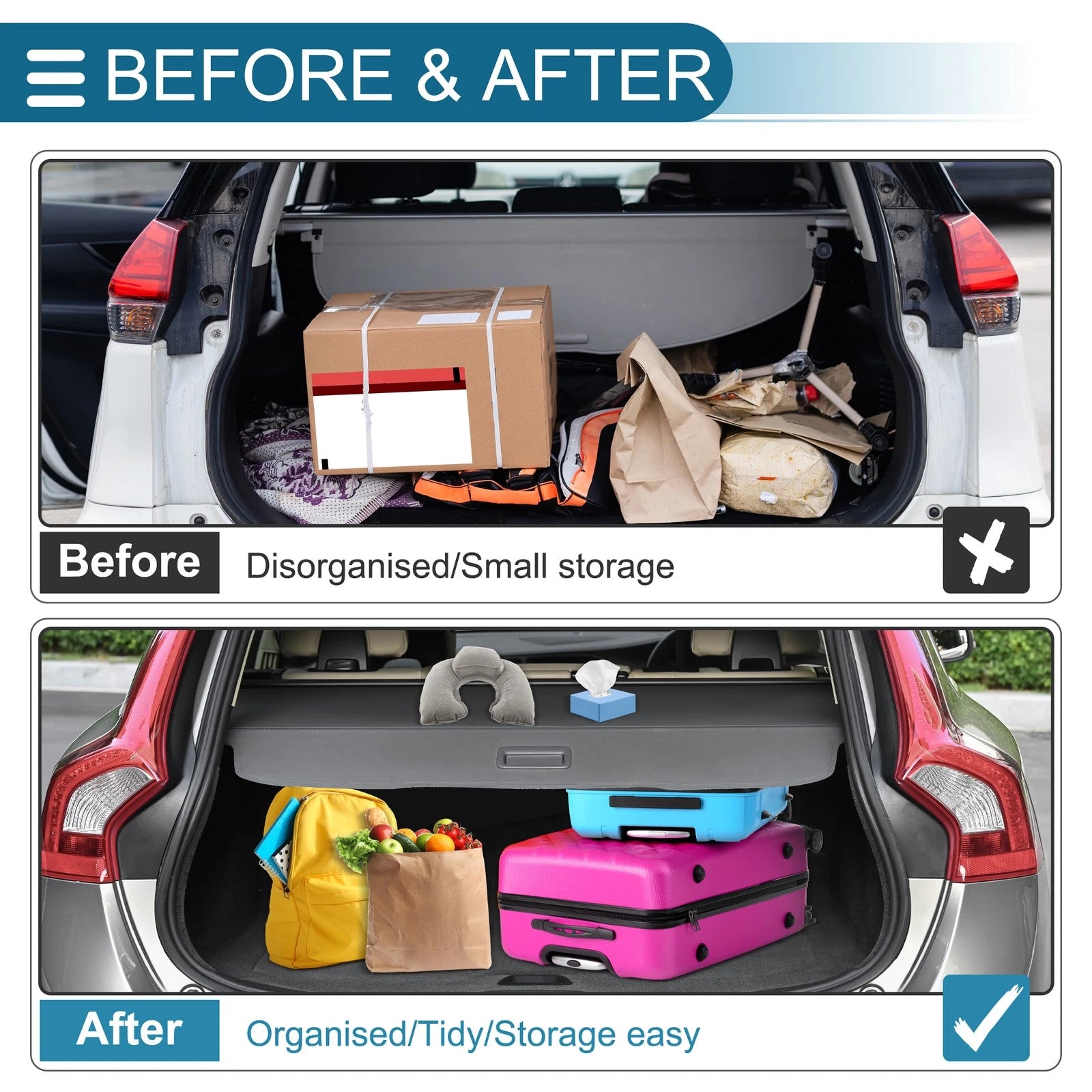 Retractable Cargo Cover for Dodge Durango (2011–2025)