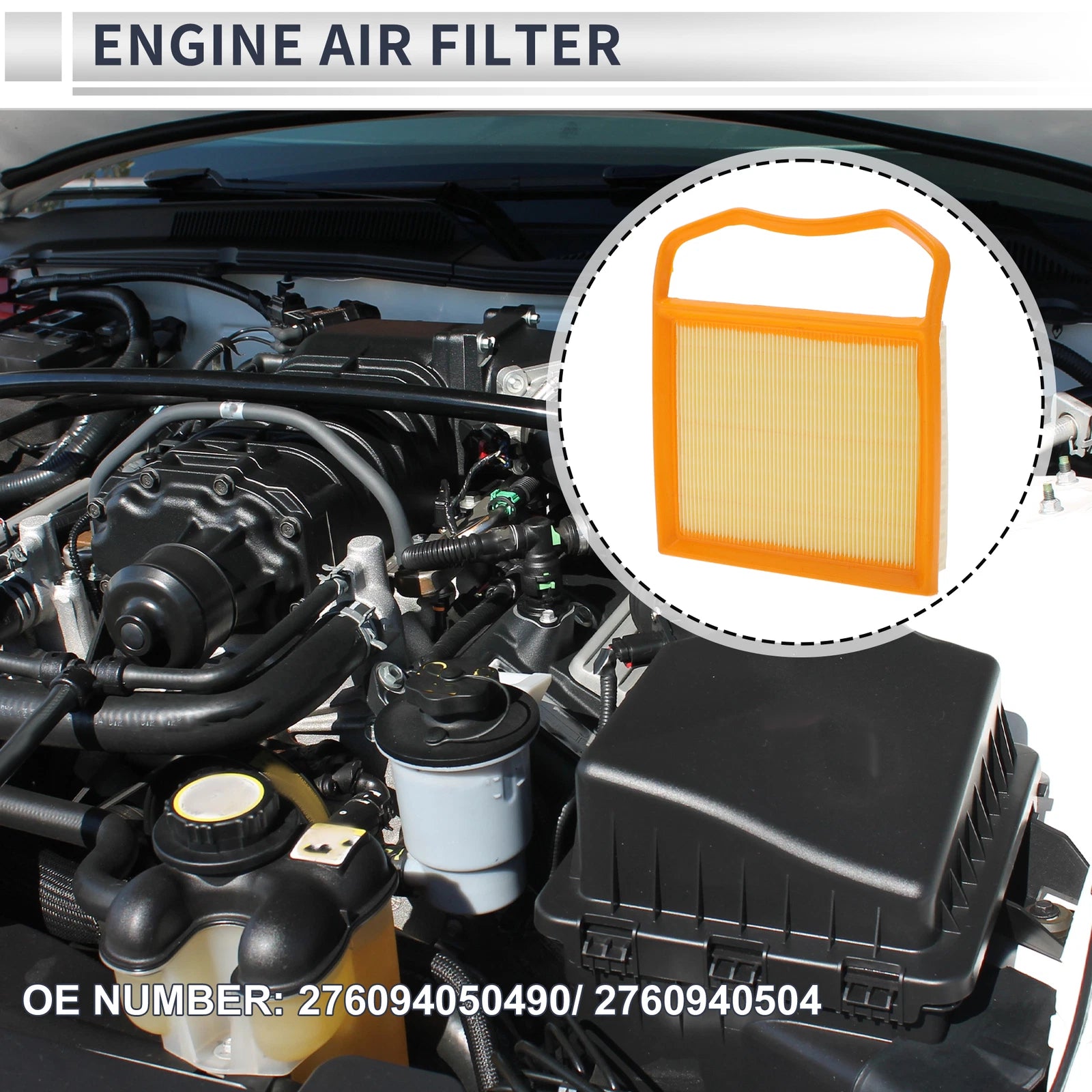 Engine Air Filter Replacement for Mercedes-Benz S450 V6 (2018–2018)
