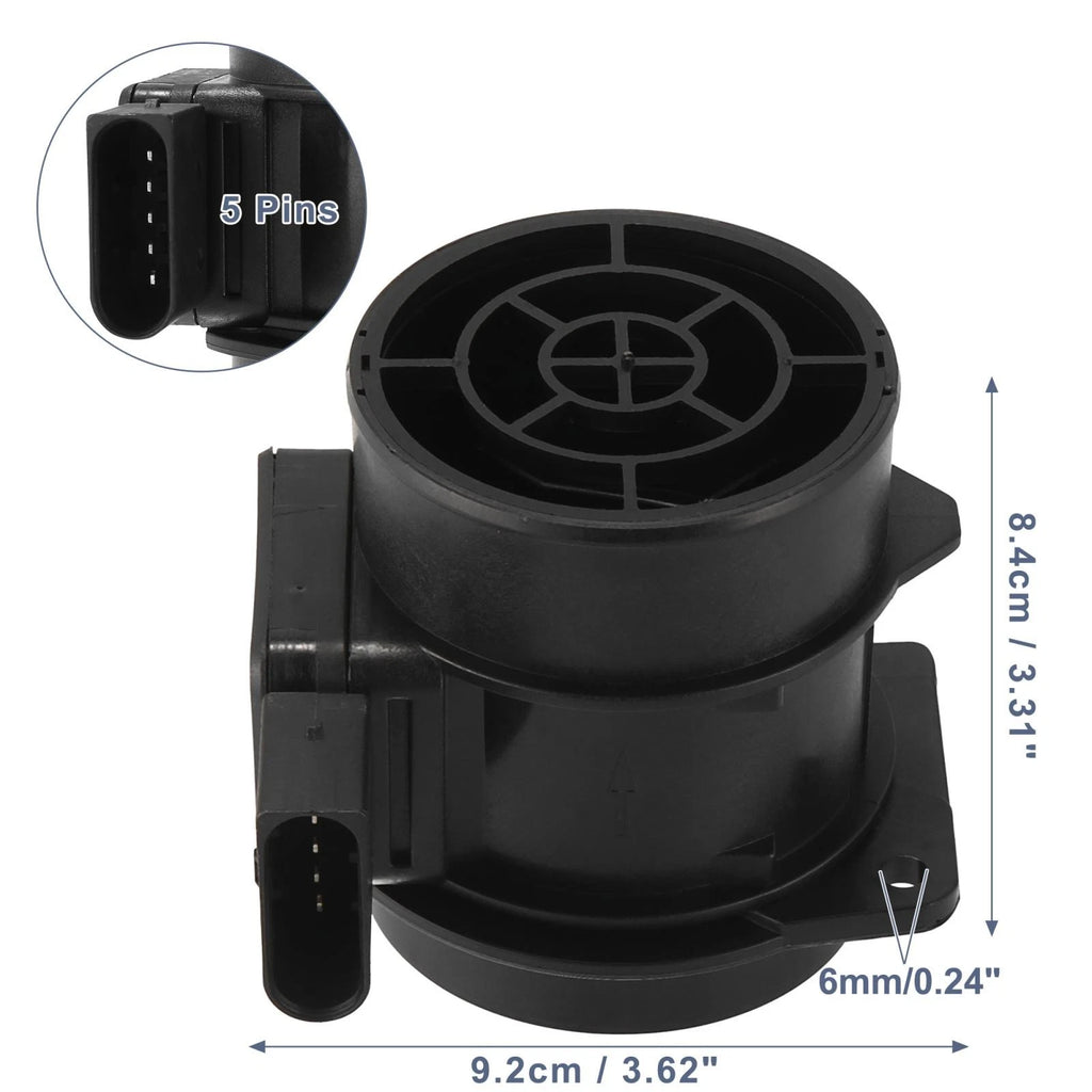 Mass Air Flow Sensor 5 Pin Replacement for Mercedes-Benz (2014–2018)