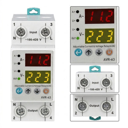 220V AC 40A AVR-40A Voltage Protector Relay for Harsh Environments