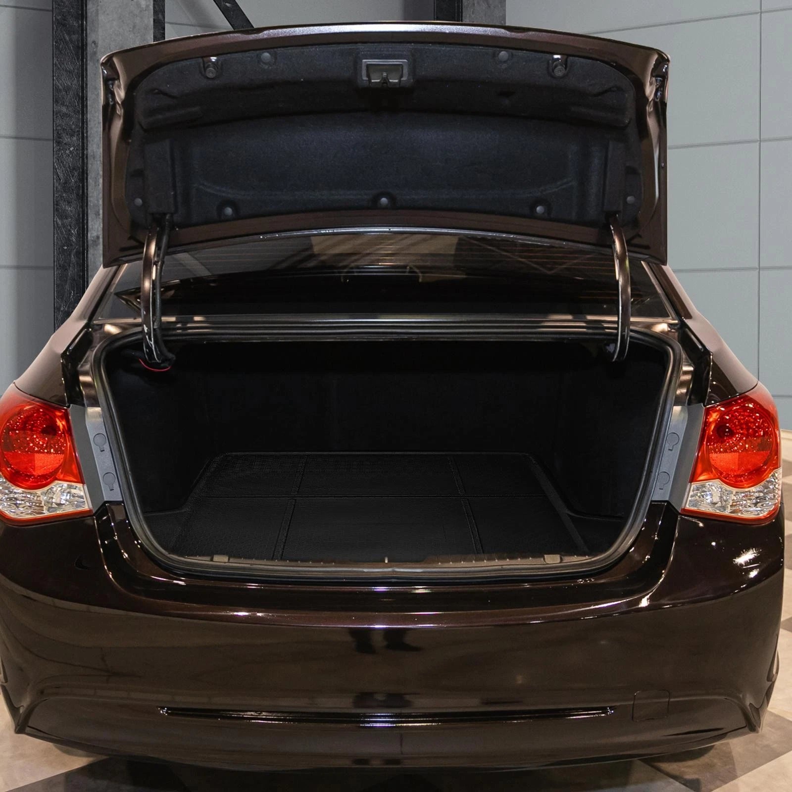 Cargo Trunk Tray Cargo Liner Rear Trunk Floor Mat for Chevy Cruze (2011–2015)