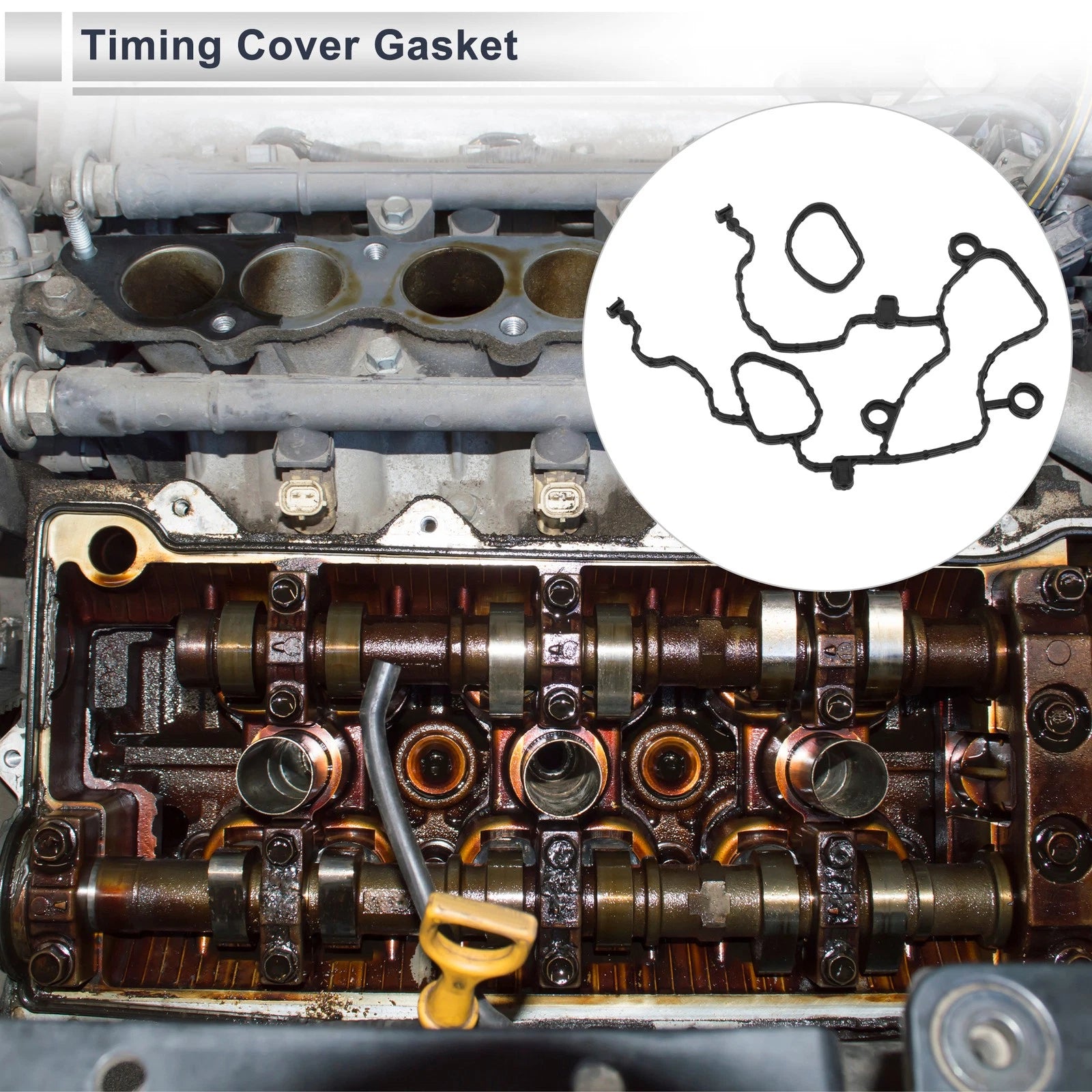 Timing Cover Gasket Replacement for Chrysler Dodge 3.6L V6 (2011–2016)
