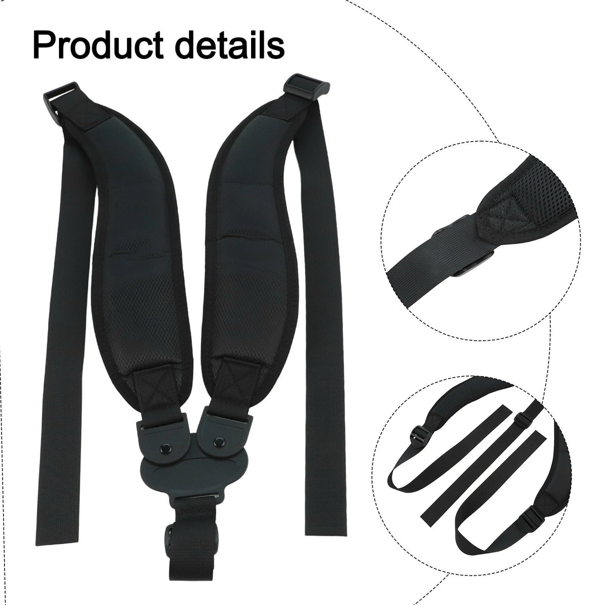 Replaceable Straps for Golf Bags Waterproof Nylon 43cm x 10cm