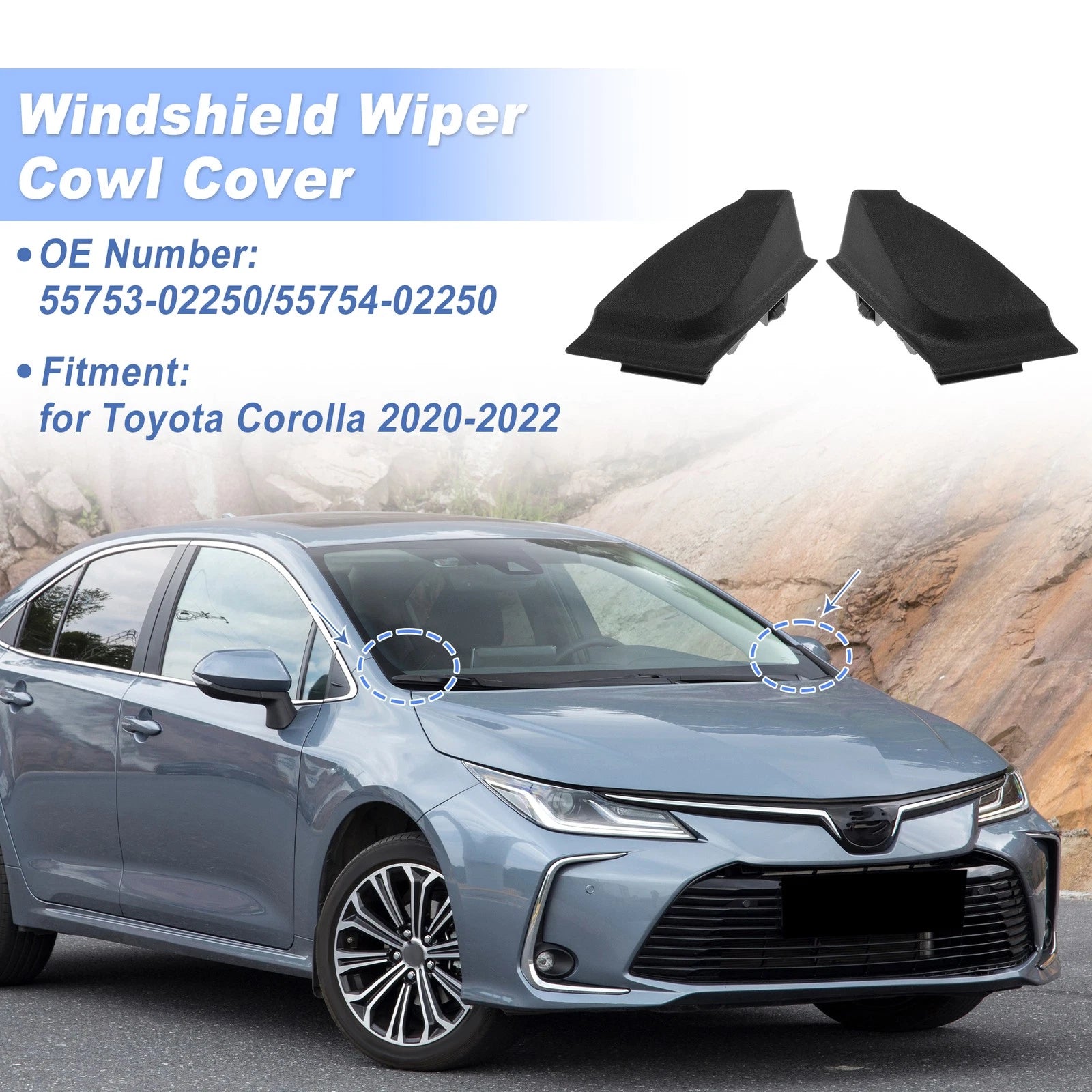 Windshield Cowl Replacement for Toyota Corolla (2020–2022)