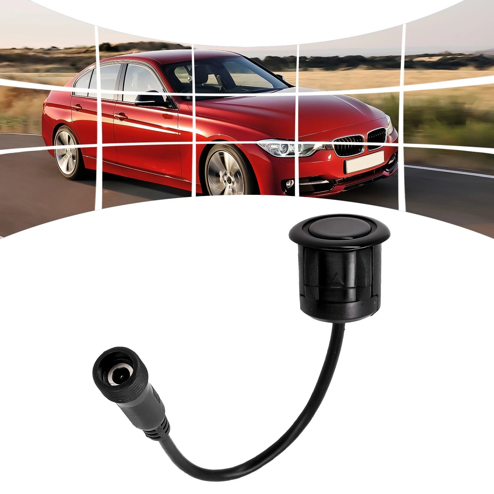 18.5mm Waterproof Reverse Parking Sensor Cable for Car (Universal)