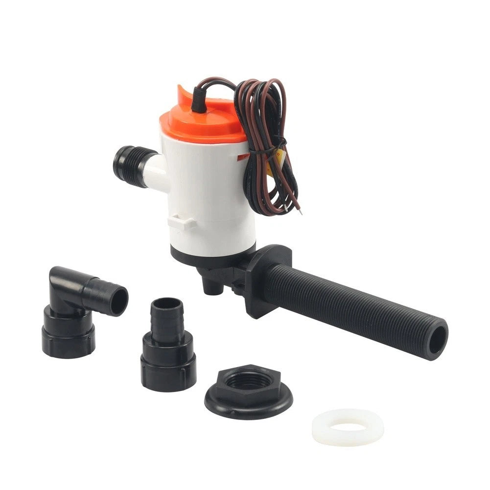 800GPH Submersible Pump 12V DC for Livewell Aeration Systems
