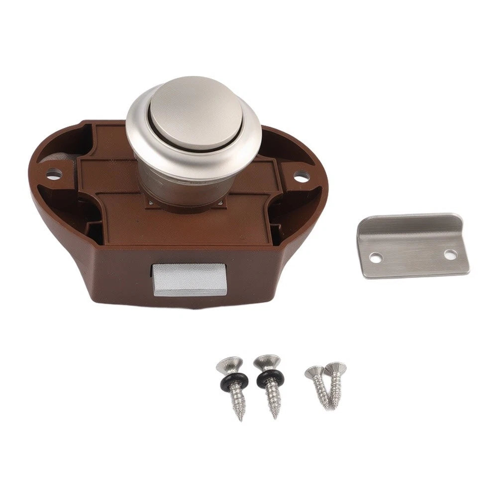 Push Button Lock for Drawers and Cabinets (Easy Installation)