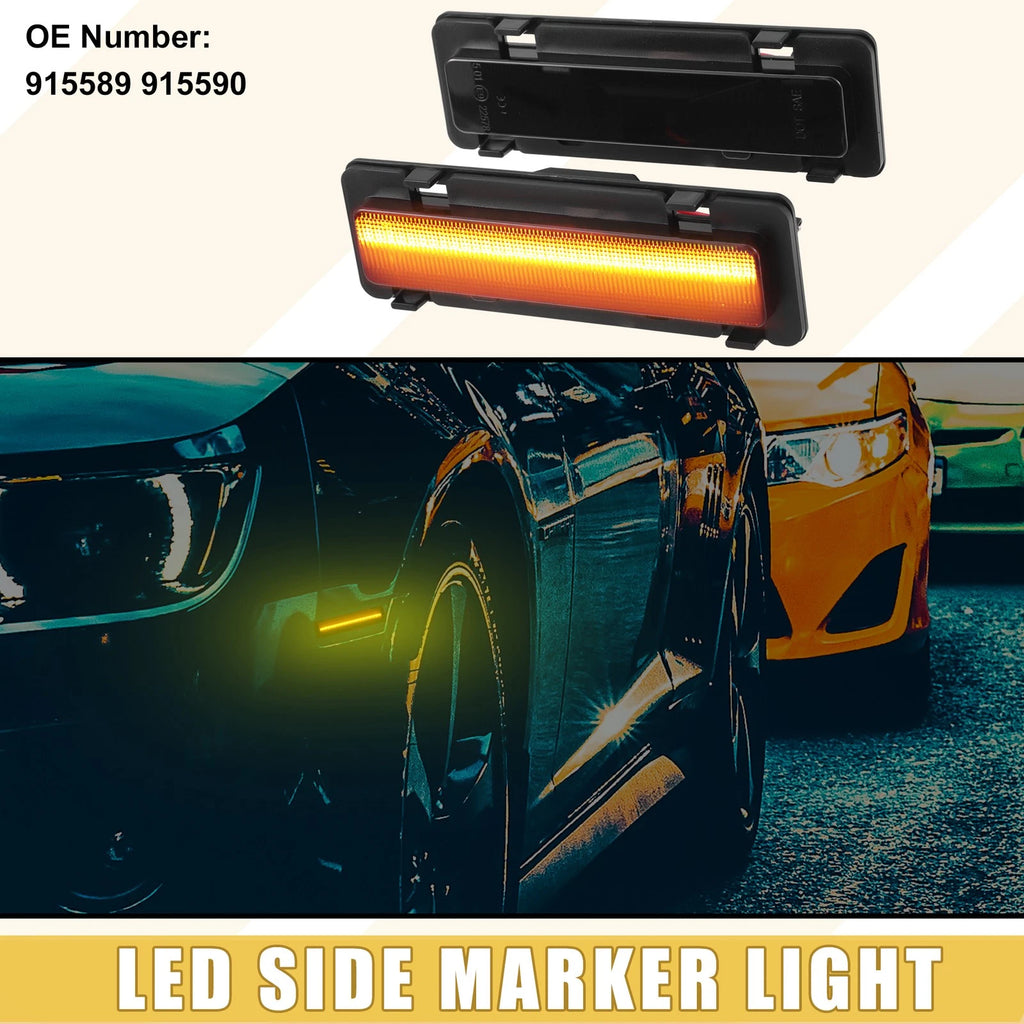 Front LED Side Marker Light for Chevy Camaro Amber Left Right (2010–2024)