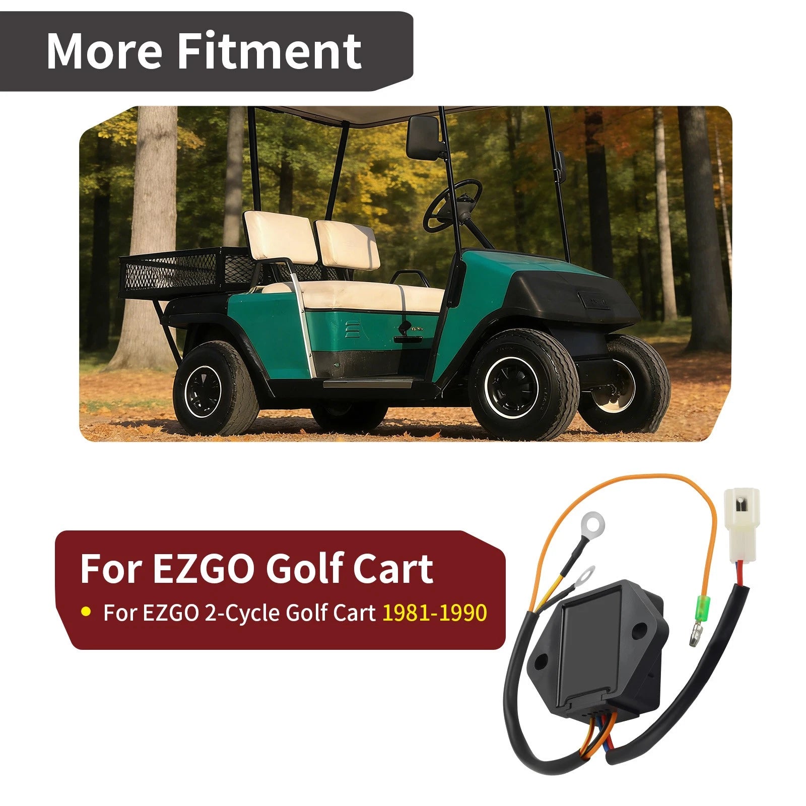 Engine Ignitor Assembly for E-Z-GO Gas Golf Cart 2-Cycle (1981–1990) 19627-G1