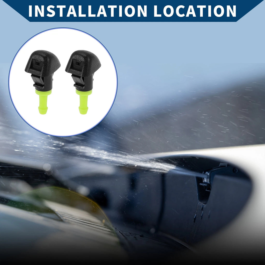 Front Windshield Washer Nozzles Set for Subaru Outback Legacy (2005–2019)