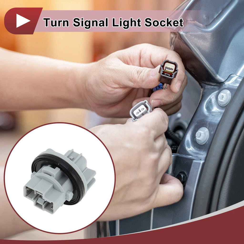 Turn Signal Light Socket Replacement for Honda Civic Odyssey Fit Insight (2001–2023)