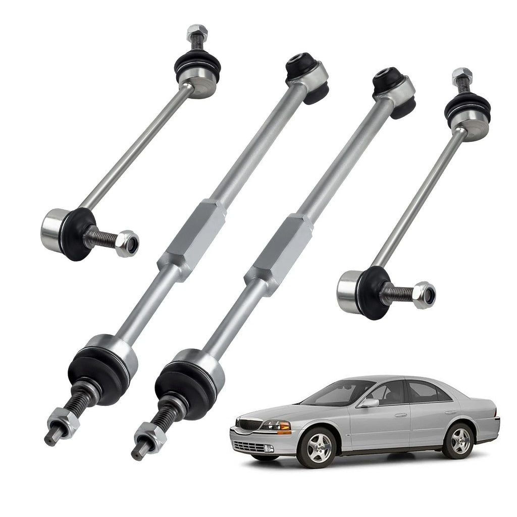 Torque Tie Rod End & Stabilizer Sway Bar Link Set for Lincoln LS (2000–2006)