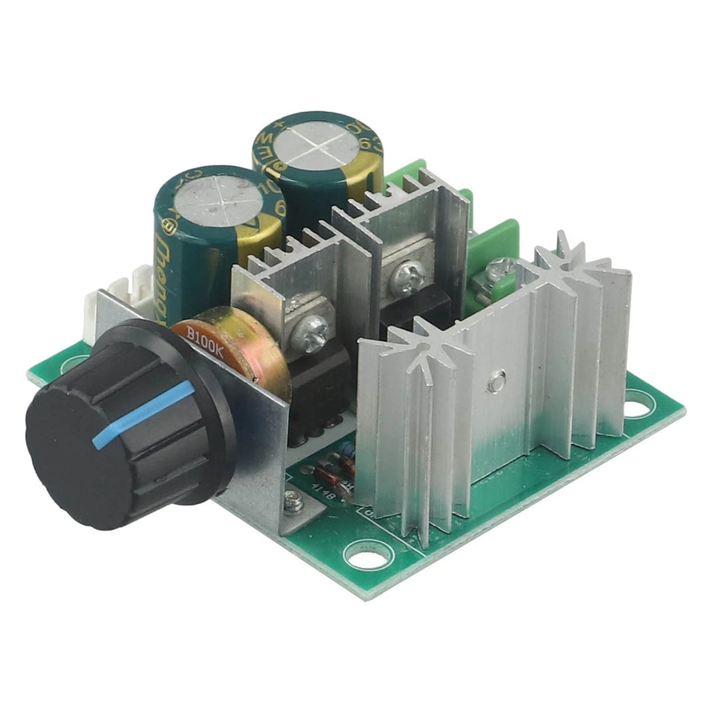 10A DC Motor Speed Controller with Fuse for Various Applications