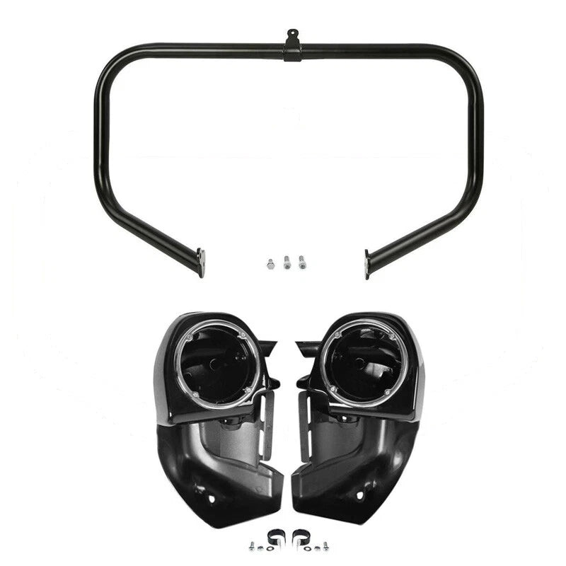 Lower Vented Fairings Speaker Pods for Harley Touring (2009–2013)