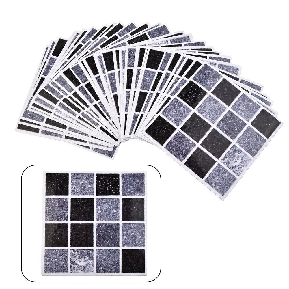 Tile Stickers for Bathroom (Waterproof, PVC)