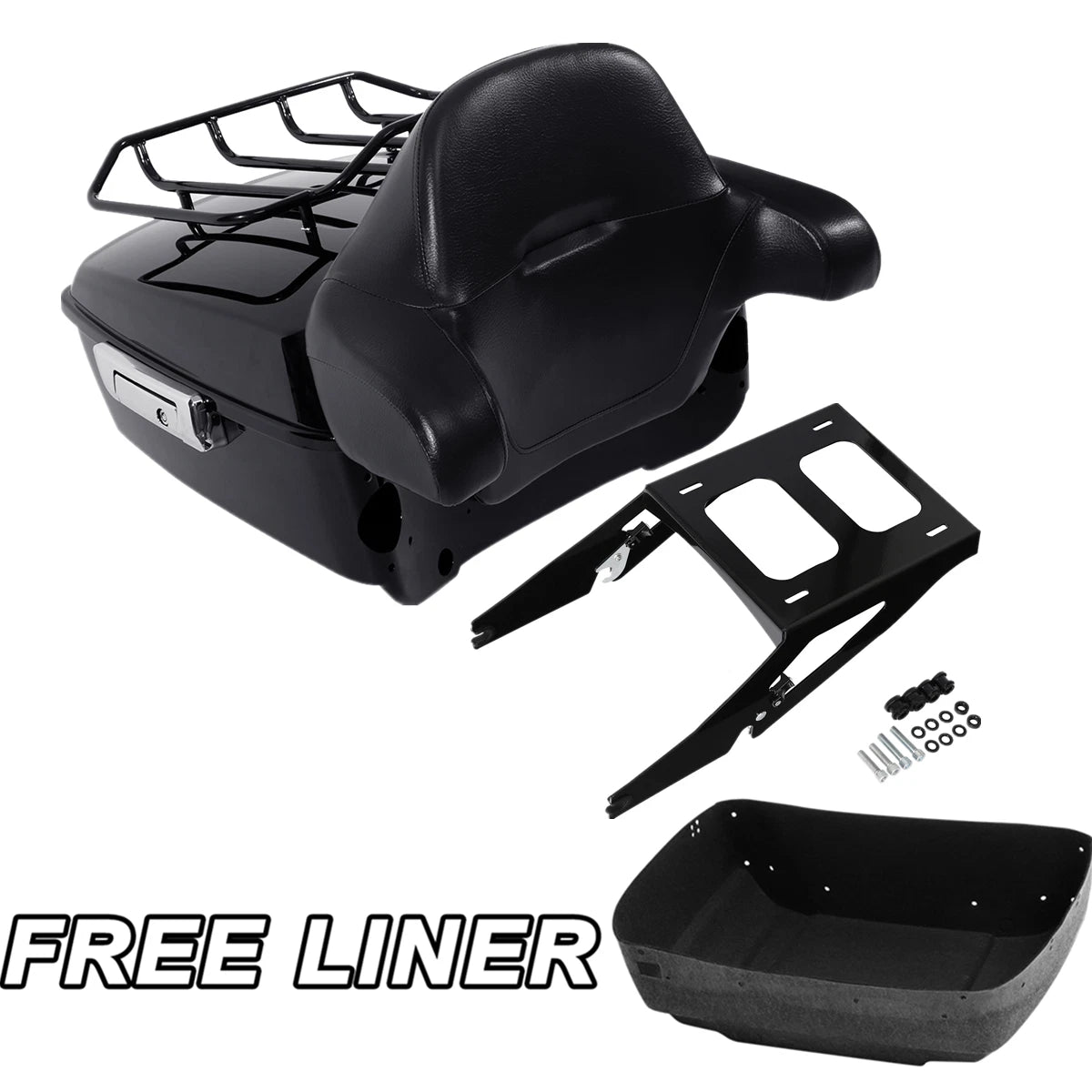 Backrest Pad Mount Rack for Harley Sport Glide FLSB (2018–2025)