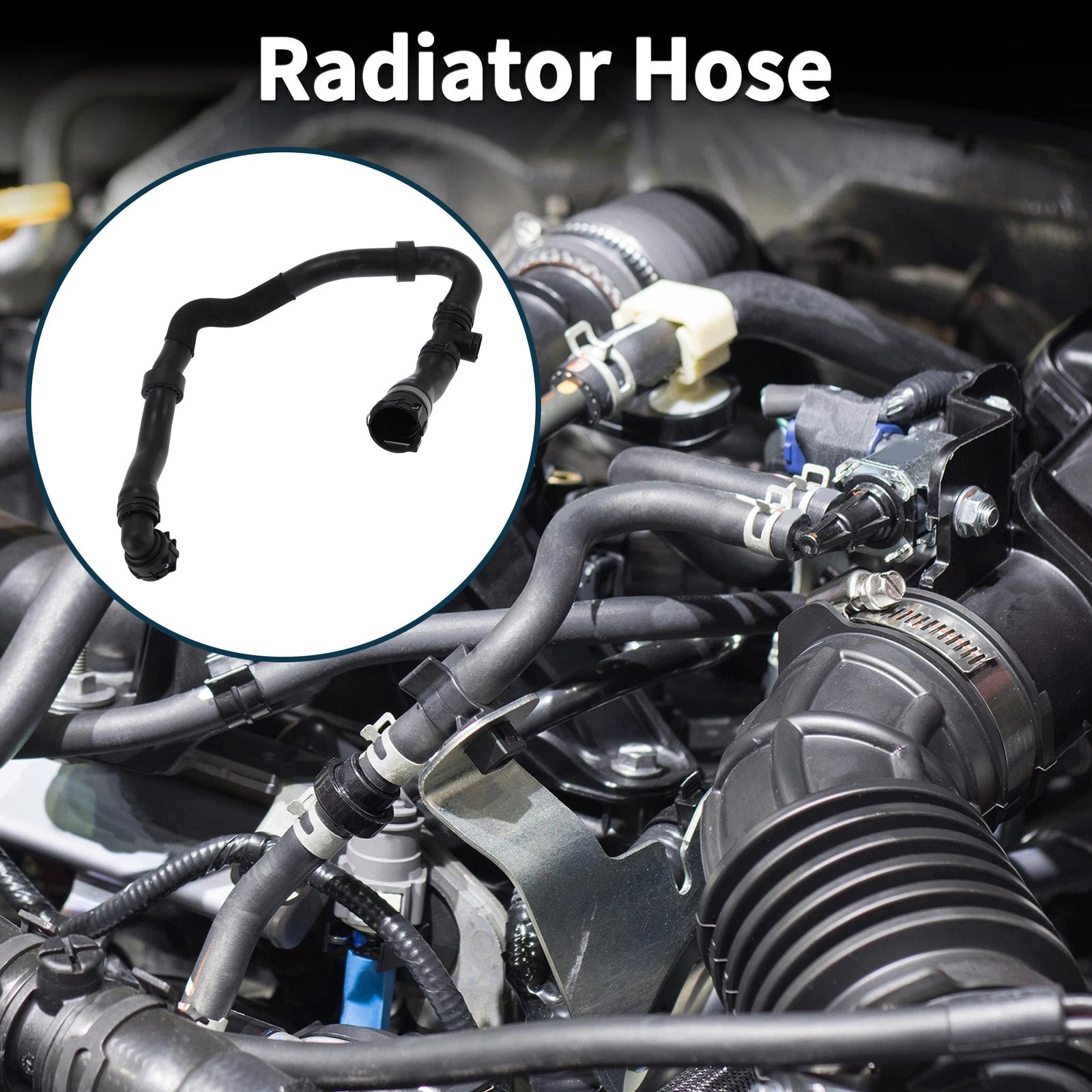 Radiator Hose Rubber Replacement for Volkswagen Tiguan (2007–2018)