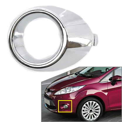 Fog Light Lamp Frame Surround Cover Trim for Ford Fiesta (2008–2012) Chrome Left