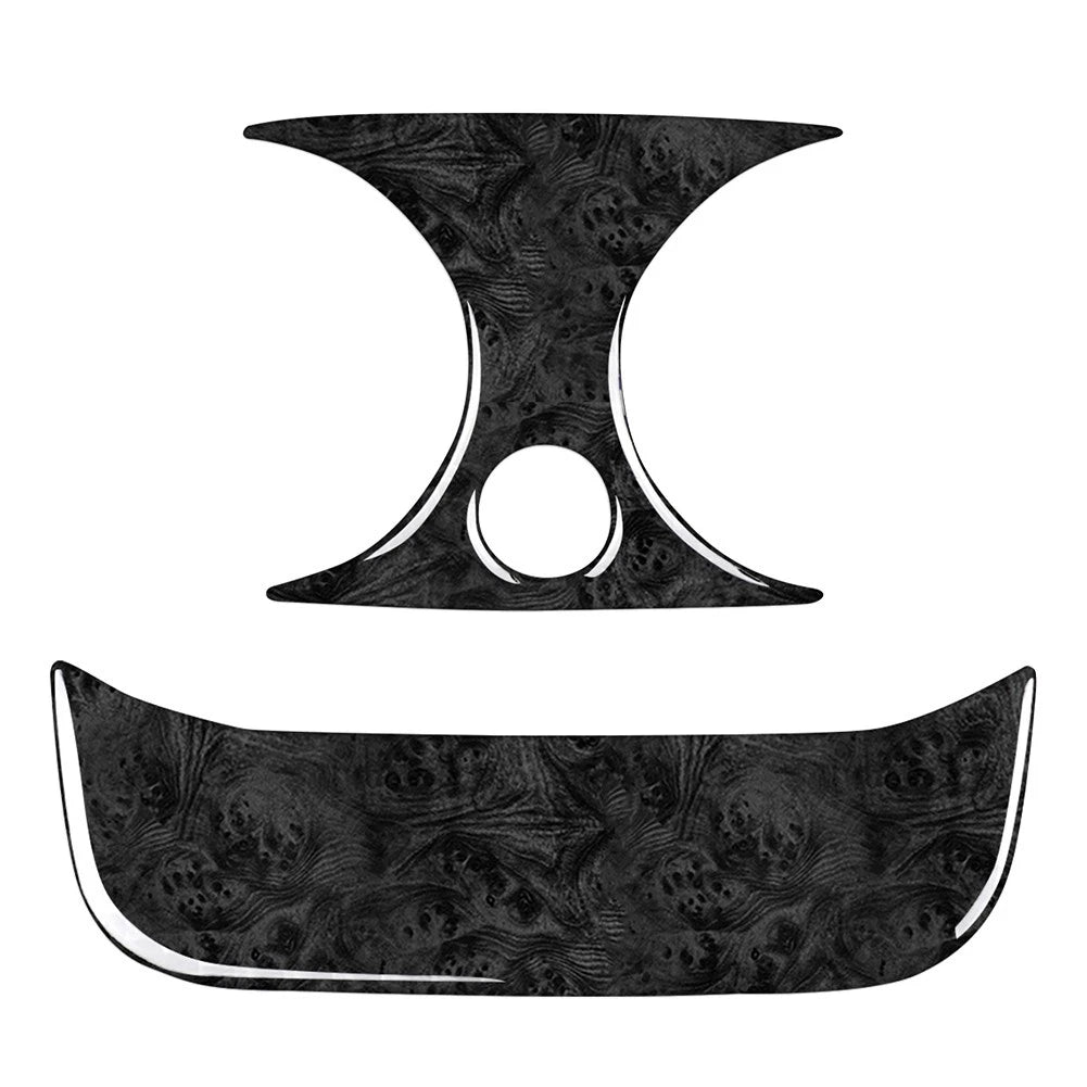 2pcs Black Air Vent Outlet Cover Trim For Mercedes Benz C Class W205 2015-2018
