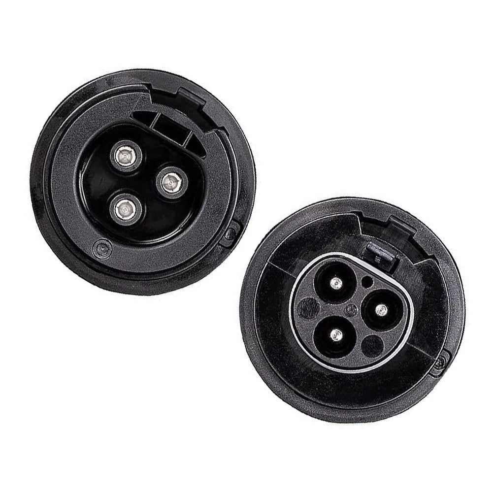 Flexible 3 Pin AC Socket/Female + Plug/Male with IP68 Rating for Inverters