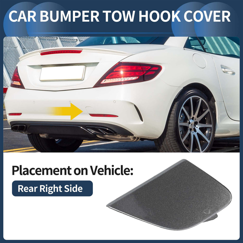 Rear Tow Hook Cap Replacement for Mercedes-Benz A-Class (2012–2018)