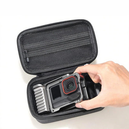 Black Polyester Pouch for Insta360 Camera (Portable Storage Bag)