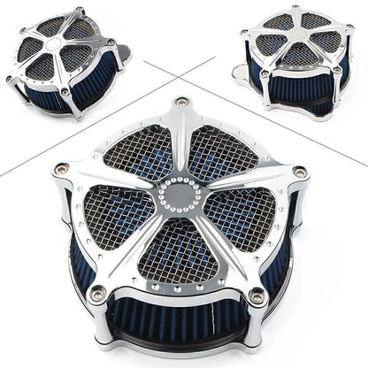 Air Cleaner Filter w/ Accessory Fit Harley Glide Touring FLHR FLHT FLHX 2008-16