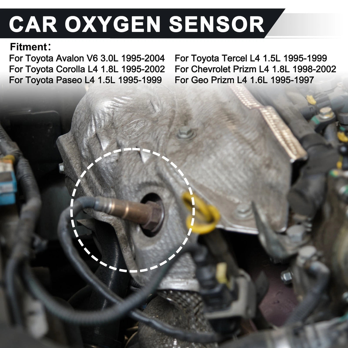 Upstream Oxygen Sensor for Toyota Avalon V6 3.0L (1995–2004) O2 Sensor No. 2344061