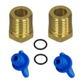 2X Exhaust Manifold Drain Plug Kit for Volvo Penta 4.3 5.0 5.7 7.4 8.2L (Repl 479956)