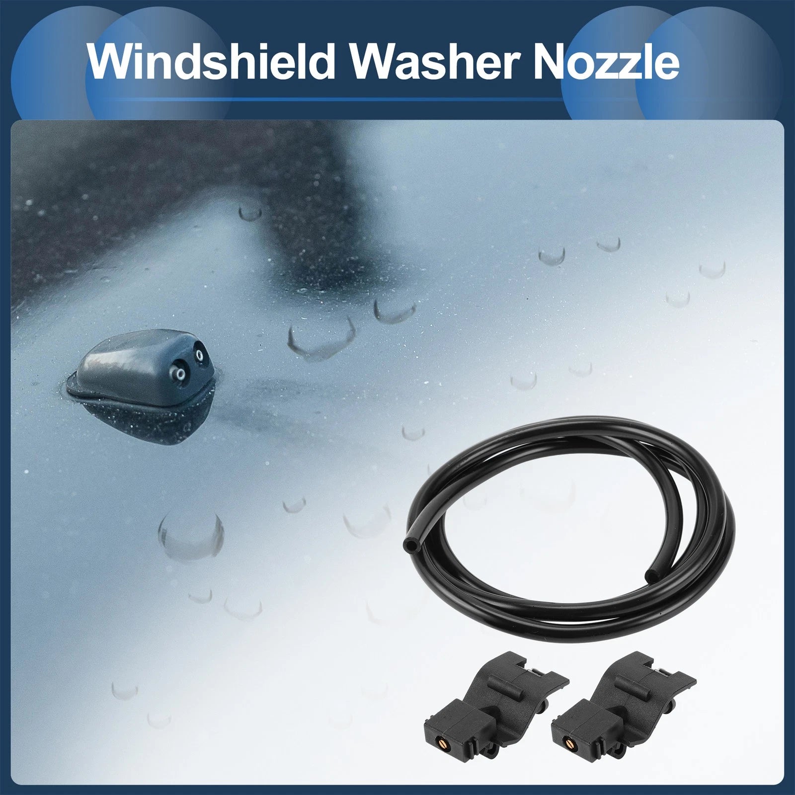 Windshield Washer Nozzle With Fluid Hose for Toyota Camry 2007–2011