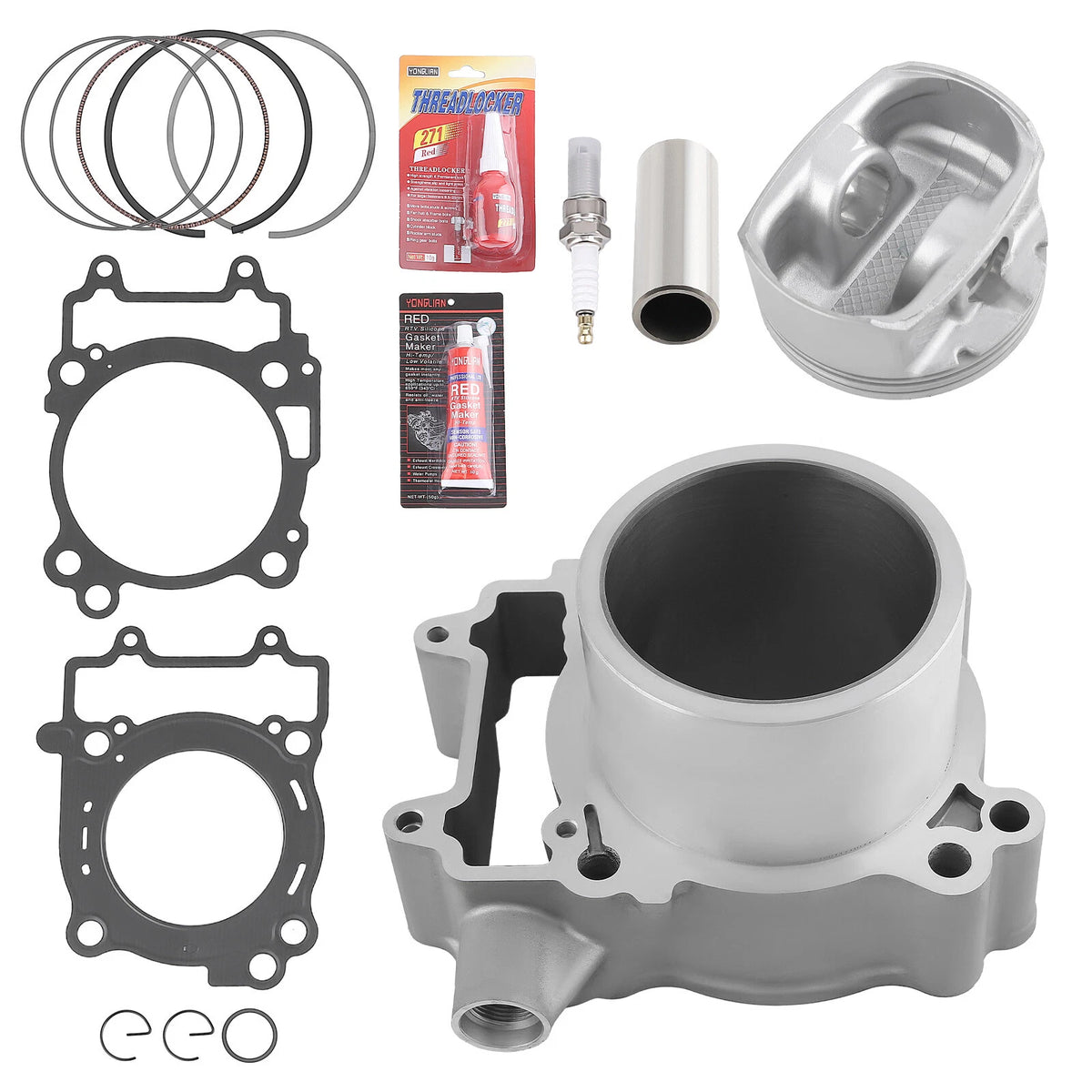 Top End Kit Cylinder Piston 93mm Gasket Set for Polaris Ranger 500 (2017–2022)