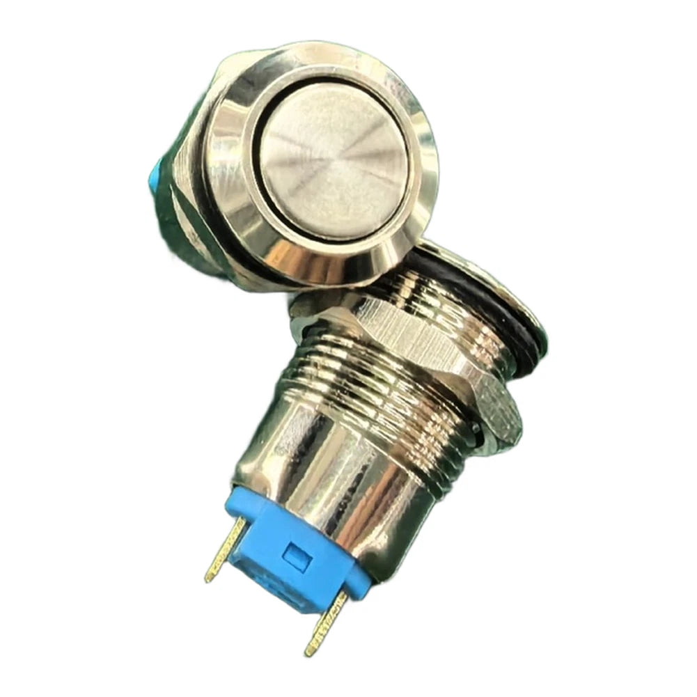 12mm Metal Push Button Switch with Wire IP65 Protection 50V 440V