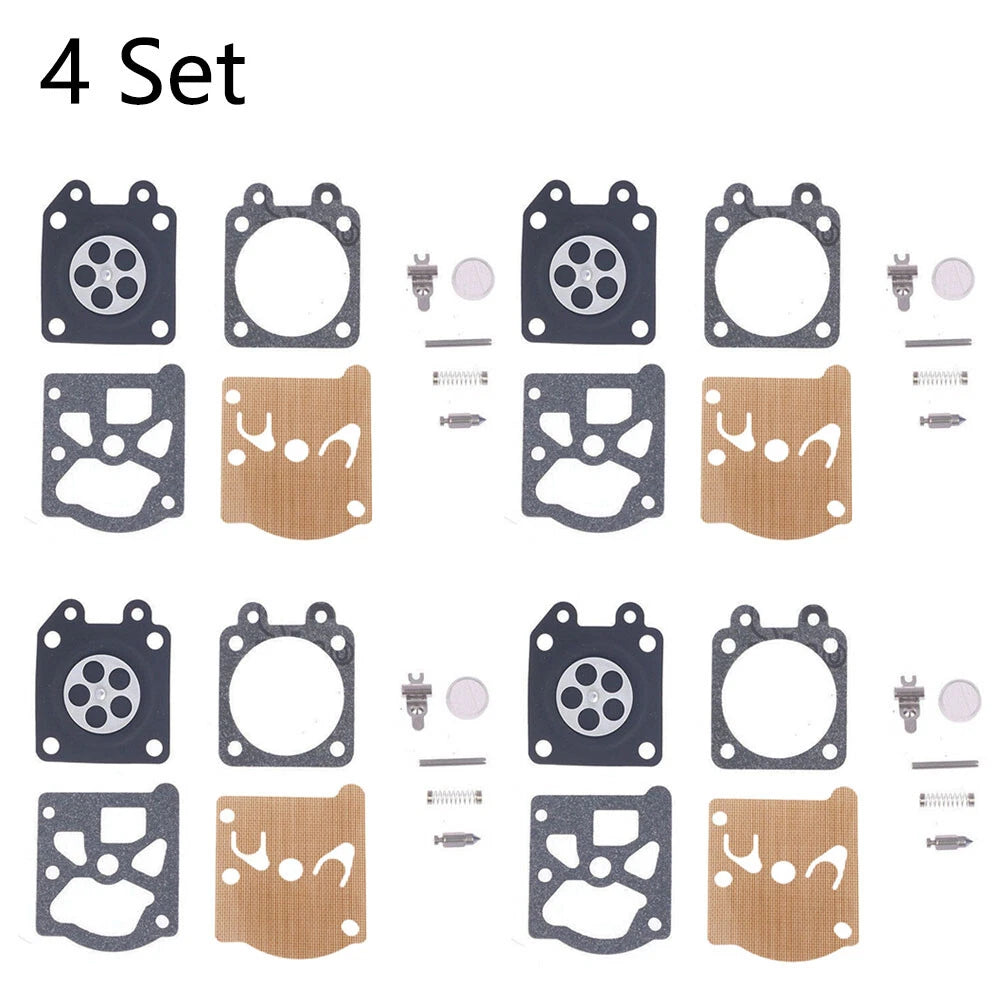 Set of 4 Carburetor Gasket Repair Kit for Chainsaw 38/45/52/58 4500 5200 5800