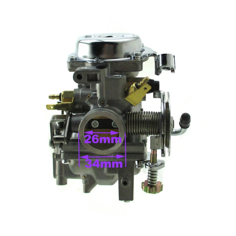 34mm Carburetor Intake for Yamaha Virago XV125 XV250 (1990–2011, 1988–2014)