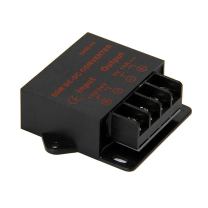 DC 8-40V to 5V 10A Regulator for Automotive LED Systems (Waterproof)