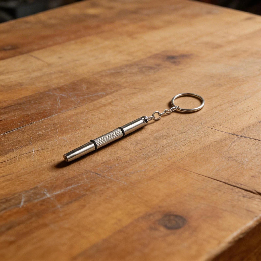 Eyeglass Screwdriver Kit with Keyring - Cross & Flat Head Tool