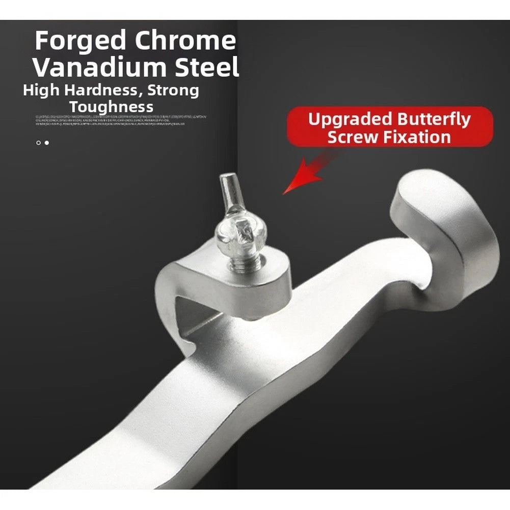 Extension Bar for Heavy Use Wrenches with Red Grip Handle